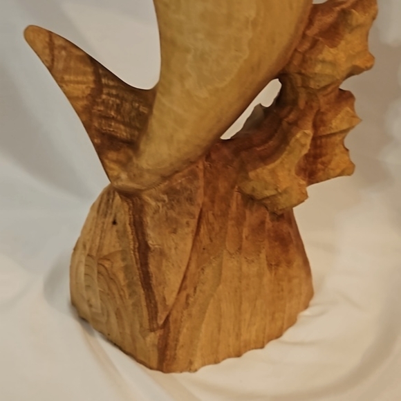 Wooden Handcrafted Decorative Figurine Dolphin Sculpture - Picture 14 of 14